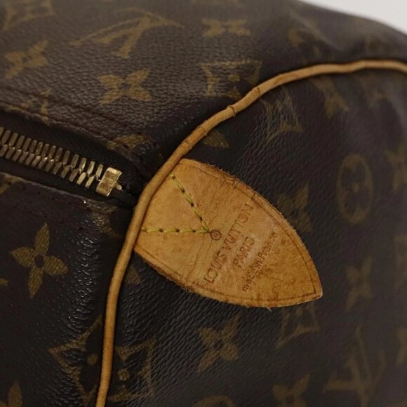 LOUIS VUITTON Monogram Keepall 55 Boston Bag LV Auth - Picture 12 of 16